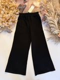 Wide Leg Cotton Trousers