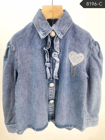 Heart Denim Shirt