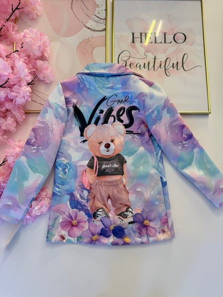 Teddy Blazer Good Vibes