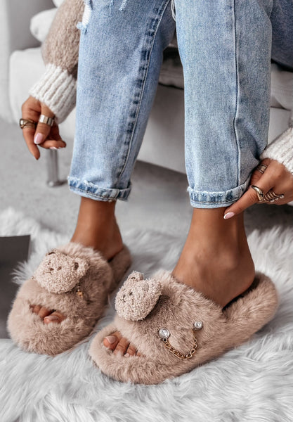 Woman Teddy Slippers