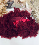 Maroon Tulle Skirt