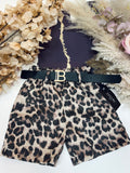 Leopard Style Shorts