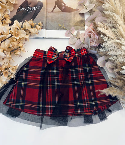 Tartan & Tulle Skirt