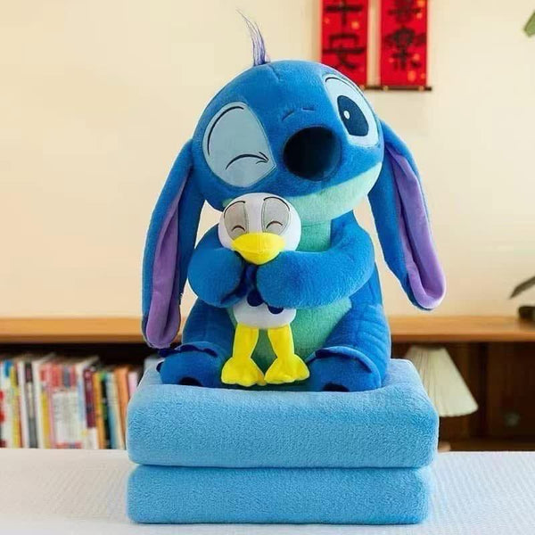 Stitch Plush with Blanket