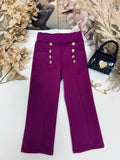 Wide Leg Warm Trousers