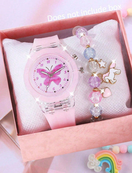 Butterfly Watch with Bracelet