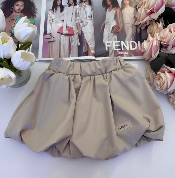 Bubble Skirt Beige